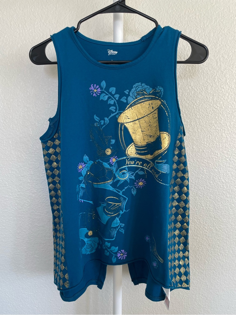 Disney Alice in Wonderland Mad Hatter Tank Large